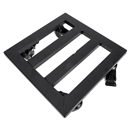 LIOOBO Movable Iron Flower Pot Stand Mit Robuster Pflanzenständer Für Schwere Blumentöpfe Für Innen Und Außenbereich von LIOOBO