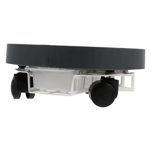 LIOOBO Blumentopf Untersetzer mit Universalrollen Robuster Pflanzentrolley mit Wasserabweisendem Auffangbehälter Runder Pflanzenständer für Innen und Außen Kompatibel mit von LIOOBO