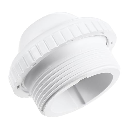LIOOBO Bull Eye Spray Düse Wanne Zubehör für Bodenpools Spa-Stream-Anpassung Pool zubehör Stromrücklaufdüsenarmatur Stromfluss Einlass Pool Stream Armatur PVC-Material Weiß von LIOOBO