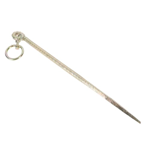 LIOOBO Cattle Fixing Rod aus Stabilem Eisen mit Ringen Robustes Bodenanker für Vieh als Gewächshaus Bodenhaken und Tierhaltung Installieren und Tragbar von LIOOBO
