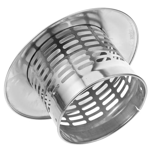 LIOOBO Edelstahl Schornsteinkappe Regenschutz Schirmförmige Kaminabdeckung Vogelabwehr Dachschutz für Ofen Rauchrohre Rostfrei Langlebig LIOOBO Edelstahl Schornsteinkappe Regenschutz Schirmförmige Kaminabdeckung Vogelabwehr Dachschutz für Ofen Rauchrohre Rostfrei Langlebig von LIOOBO