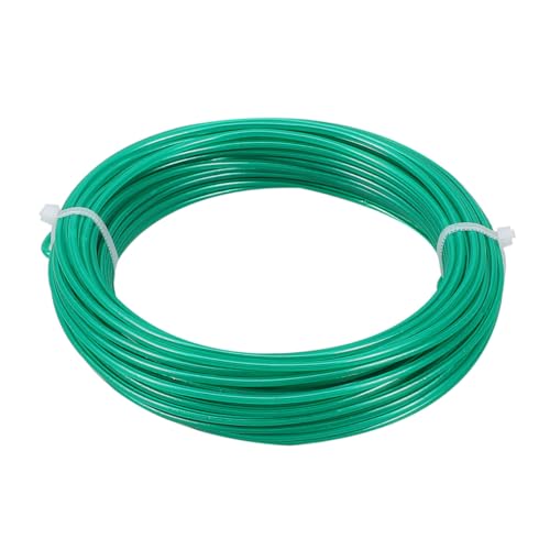 LIOOBO Flexibler Gartendraht Grünes TPR ummanteltes Pflanzenbindeband Wiederverwendbar Hochflexibel zum Fixieren und Stützen von Blumen Gemüse und Kletterpflanzen Vielseitig für Garten von LIOOBO