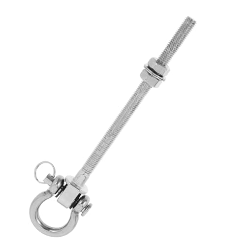 LIOOBO Hängemattenhängesystem Robuster Deckenhaken für Schaukeln Hängesessel Einfache Installation Abnehmbarer Ring Zubehör für Drinnen und Draußen Bogenform von LIOOBO