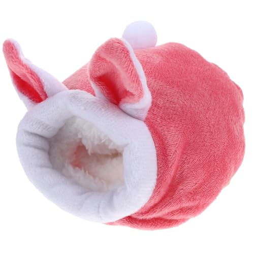 LIOOBO Hamster Kuschelnest mit Plüschfutter Flauschiges Winter warmbett für Kleine Haustiere Wie Igel und Hamster Pflegeleichtes Schlafbett in Rosa Vielseitiges Nagetier Nest für Zuhause LIOOBO Hamster Kuschelnest mit Plüschfutter Flauschiges Winter warmbett für Kleine Haustiere Wie Igel und Hamster Pflegeleichtes Schlafbett in Rosa Vielseitiges Nagetier Nest für Zuhause von LIOOBO