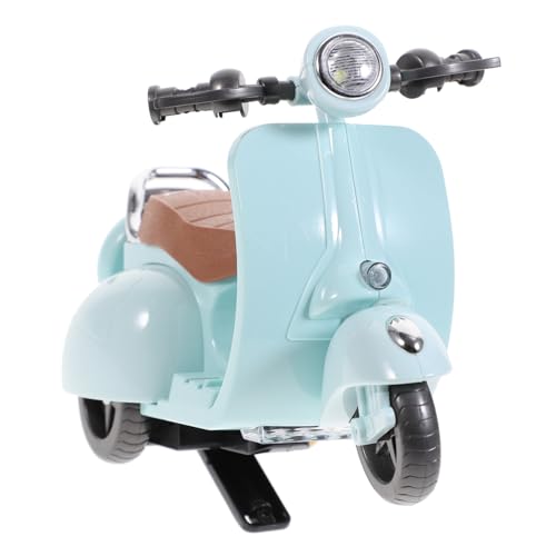 LIOOBO Hamster Motorrad mit Musik und Licht Drehendes Bunter für Kleine Haustiere Geeignet zur Stressbewältigung und Spielspaß Batterie Blau von LIOOBO