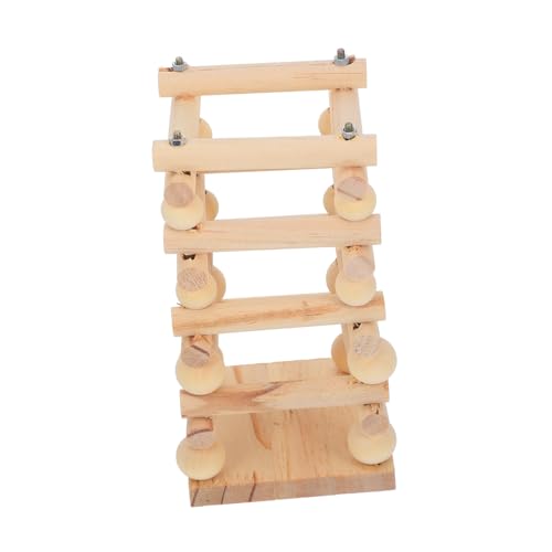 LIOOBO Holz Futterspender für Kaninchen und Kleintiere Multifunktionales Heuraufe Futterhäuschen Robustes Grasgestell aus Natürlichem Holz Sauberer Futterplatz für Zwergkaninchen von LIOOBO
