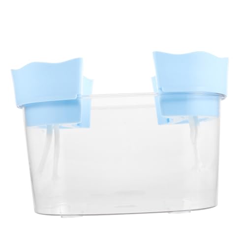 LIOOBO Kleiner Klarer Tisch-Aquarium Für Fische Und Schildkröten Multifunktionale Desktop-deko Für Zuhause Oder Büro Langlebigem Kunststoff Mit Elegantem Design von LIOOBO