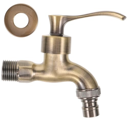 LIOOBO Küchenwasserhahn Zinklegierung Schwenkbarer Kaltwasserhahn für Waschbecken und Waschmaschinen Robuste Armatur für Badezimmer und Balkon Hohe Langlebigkeit und Wasserflusskontrolle LIOOBO Küchenwasserhahn Zinklegierung Schwenkbarer Kaltwasserhahn für Waschbecken und Waschmaschinen Robuste Armatur für Badezimmer und Balkon Hohe Langlebigkeit und Wasserflusskontrolle von LIOOBO