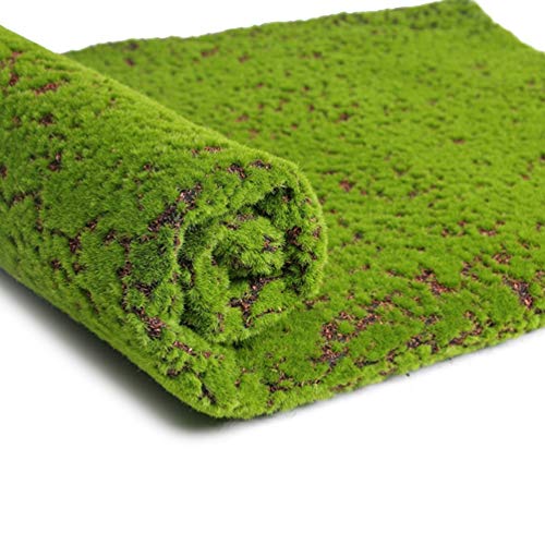 LIOOBO Künstliche Moosmatte, Kunstrasen, Rasenpflanzen, Flechten für Zuhause, Garten, Terrasse, DIY-Dekoration (Kaffeepunkt) von LIOOBO