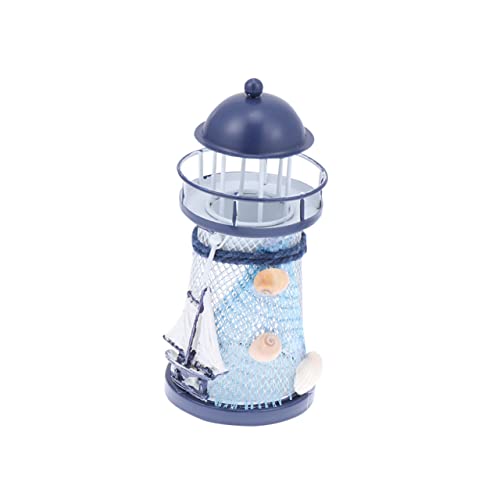 LIOOBO Nautische Leuchtturm Teelicht Kerzenhalter mit Segelboot Nautische Geschenke Vintage Hauptdekorationen Verziert LIOOBO Nautische Leuchtturm Teelicht Kerzenhalter mit Segelboot Nautische Geschenke Vintage Hauptdekorationen Verziert von LIOOBO