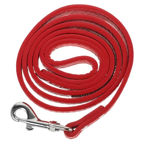 LIOOBO Hundeleine Aus Pu-Material Mit Strasssteinen Verstellbare Kurze Leine Für Kleine Und Mittelgroße Hunde Zum Training Spazierengehen Und Joggen Rote Haustier-Leine Für Einen Stylisch LIOOBO Hundeleine Aus Pu-Material Mit Strasssteinen Verstellbare Kurze Leine Für Kleine Und Mittelgroße Hunde Zum Training Spazierengehen Und Joggen Rote Haustier-Leine Für Einen Stylisch von LIOOBO
