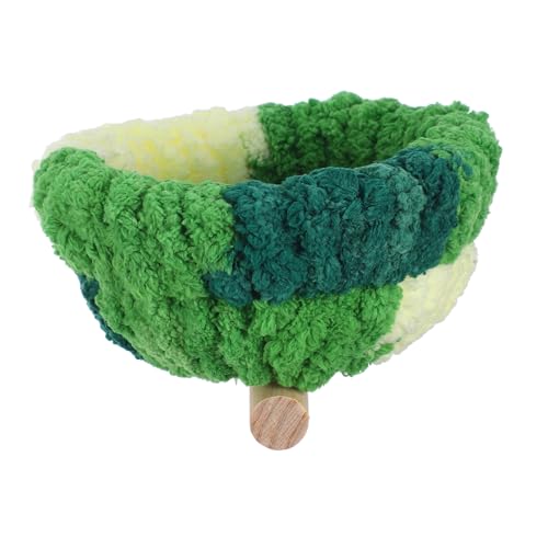 LIOOBO Parrot Nest Baumwoll Holz Sitzstange Vogelkäfig Zubehör Wärmendes Hängendes Vogelhaus für Wellensittich Nymphensittich Papagei Spielplatz Vogelzubehör von LIOOBO