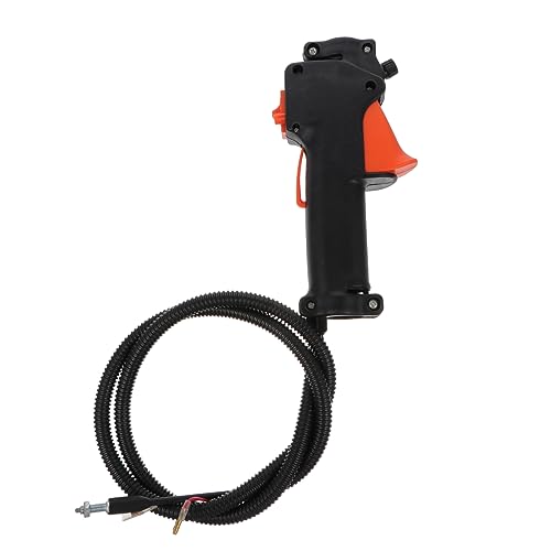 LIOOBO Rasenmäher Griff Schalter Universeller Gashebel für Rasenmäher Strimmer und Freischneider Einfache Installation Komplettes Gassteuerungssystem Langlebige Verarbeitung von LIOOBO