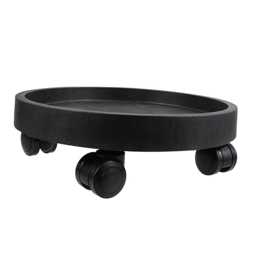 LIOOBO Robuster Runder Blumenständer mit Dicken Universalrädern Belastbarer Pflanzentopf Untersetzer für Garten Balkon Wohnzimmer Mobiler Pflanzenroller für Große Pflanzkübel LIOOBO Robuster Runder Blumenständer mit Dicken Universalrädern Belastbarer Pflanzentopf Untersetzer für Garten Balkon Wohnzimmer Mobiler Pflanzenroller für Große Pflanzkübel von LIOOBO