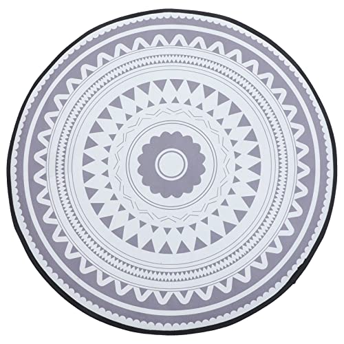 LIOOBO Runde Fläche Teppich Moderne rutschfeste Badematte Wohnzimmer Bad Küche Wohnkultur 60 * 60CM von LIOOBO