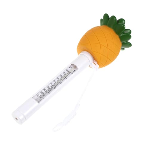 LIOOBO Schwimmendes Poolthermometer Form Ananas Präzise Wassertemperaturmessung für Schwimmbäder Teiche und Niedliches und Dekoratives Design und Schwimmfähig für Einsatz im Freien LIOOBO Schwimmendes Poolthermometer Form Ananas Präzise Wassertemperaturmessung für Schwimmbäder Teiche und Niedliches und Dekoratives Design und Schwimmfähig für Einsatz im Freien von LIOOBO