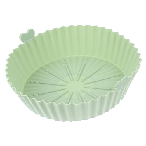 LIOOBO Silikon-Luftfritteusen Liner 16-5 Cm Hitzebeständige Backmatte Ideal Für Kuchen Grillen Und Kochen Leicht Zu Reinigen Perfektes Zubehör Für Heißluftfritteusen in Grün von LIOOBO