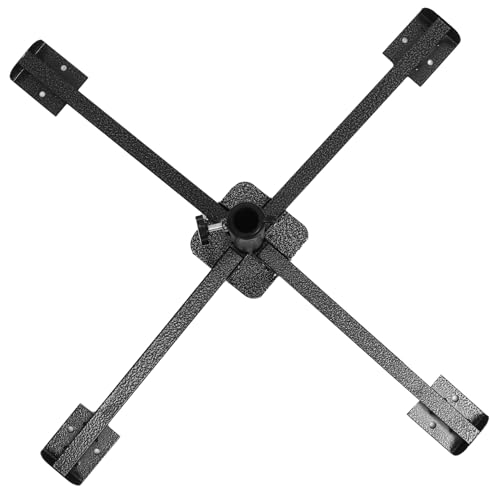 LIOOBO Garden Parasol Base Tragbarer Sonnenschirmständer Für Strand Garten Und Camping Stabiler Faltbarer Schirmständer Mit Vier Füßen Geeignet Für Verschiedene Sonnenschirme Und von LIOOBO