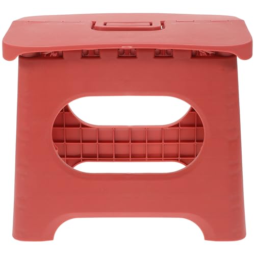 LIOOBO Tragbarer Klapphocker Kunststoff Faltbarer Outdoor Stuhl für Angeln Camping Gartenarbeit Leicht Kompakt und Einfach zu Transportieren für Zuhause und Unterwegs von LIOOBO
