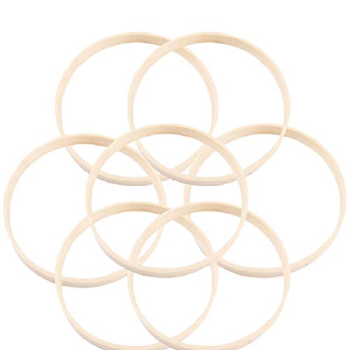 LIOOBO Traumfänger Ringe Bambus DIY Handwerk Traumfänger Machen Dekoration Zubehör 10pcs LIOOBO Traumfänger Ringe Bambus DIY Handwerk Traumfänger Machen Dekoration Zubehör 10pcs von LIOOBO