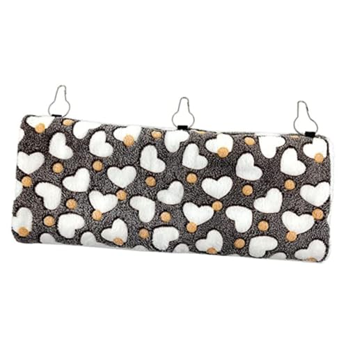 LIOOBO Warmes Nager Schlafnest Gepolstert Atmungsaktiv Langlebig Kuschelbett für Hamster Eichhörnchen Meerschweinchen als Hängematte und Rückzugsort im Käfig von LIOOBO