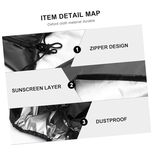 LIOOBO Wasserdichte Sonnenschirm Abdeckung aus Oxford UV schutz Reißfest Sturmfest Passend für Bananenrahmen Sonnenschirme bis Wetterfeste Outdoor Schirmhülle Einfach zu Befestigen und LIOOBO Wasserdichte Sonnenschirm Abdeckung aus Oxford UV schutz Reißfest Sturmfest Passend für Bananenrahmen Sonnenschirme bis Wetterfeste Outdoor Schirmhülle Einfach zu Befestigen und von LIOOBO