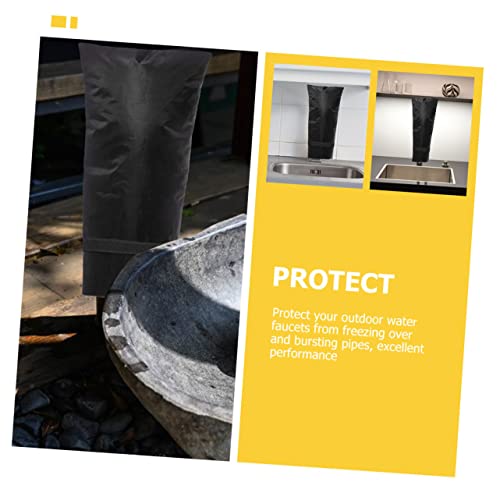 LIOOBO Winter Outdoor Wasserhahn Abdeckung Frostschutz Isoliert Frostsicherer Kaltwasserhahn Schutz für Außenbereich von LIOOBO