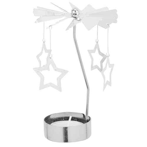 LIOOBO rotierender Stern-Teelichthalter Weihnachtsspinnender skandinavischer Teelichthalter LIOOBO rotierender Stern-Teelichthalter Weihnachtsspinnender skandinavischer Teelichthalter von LIOOBO