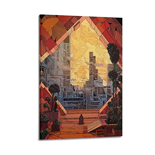 LIOONS Moebius Art Environments Poster Dekorative Malerei Leinwand Wandposter und Kunstbild Druck Moderne Familie Schlafzimmer Dekor Poster 30 x 45 cm von LIOONS