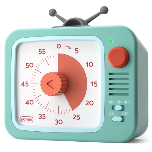 LIORQUE Visueller Timer 60 Minuten Countdown Timer für Kinder und Erwachsene Leiser Kurzzeitmesser mit Pausenfunktion für Küche Schule Büro Batterien inkl. LIORQUE Visueller Timer 60 Minuten Countdown Timer für Kinder und Erwachsene Leiser Kurzzeitmesser mit Pausenfunktion für Küche Schule Büro Batterien inkl. von LIORQUE
