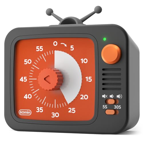 LIORQUE Visueller Timer 60 Minuten Countdown Timer für Kinder und Erwachsene Leiser Kurzzeitmesser mit Pausenfunktion für Küche Schule Büro Batterien inkl. LIORQUE Visueller Timer 60 Minuten Countdown Timer für Kinder und Erwachsene Leiser Kurzzeitmesser mit Pausenfunktion für Küche Schule Büro Batterien inkl. von LIORQUE