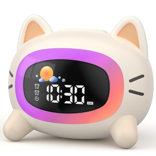 LIORQUE Wecker Kinder Lichtwecker Kinder Schlaftrainer Kinder Nachtlicht Dual Wecker Schlaftraining Soundmaschine Wiederaufladbar Kinderwecker Kleinkind Jungen Mädchen LIORQUE Wecker Kinder Lichtwecker Kinder Schlaftrainer Kinder Nachtlicht Dual Wecker Schlaftraining Soundmaschine Wiederaufladbar Kinderwecker Kleinkind Jungen Mädchen von LIORQUE