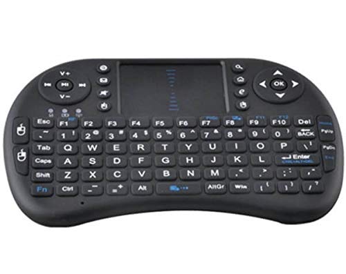Lipa acc09 Mini Draadloos Toetsenbord Black Airmouse, USB ontvanger, oplaadbare accu, zwart von LIPA