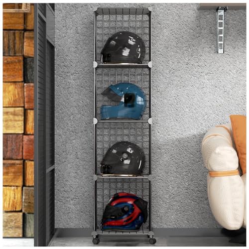 LIPJIA Hutständer aus Metall, für Fußball, Fahrrad, Baseball, Helm, Kappe, Kleiderbügel, großer Motorrad-Aufbewahrungs-Organizer für Hutgeschäft, idealer Helm-Präsentationsständer von LIPJIA