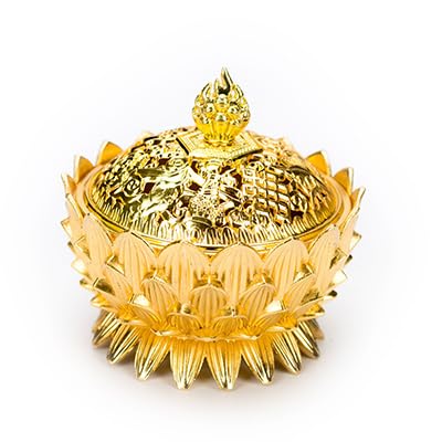 Weihrauchbrenner Räuchergefäß Räucherstäbchenhalter Räucherstäbchen groß Lotus Weihrauchbrenner Tibetisch Metall Kegel Turibolo Raumdekoration Räucherstäbchen Basis Zen Weihrauchständer aus Weihrauchbrenner Räuchergefäß Räucherstäbchenhalter Räucherstäbchen groß Lotus Weihrauchbrenner Tibetisch Metall Kegel Turibolo Raumdekoration Räucherstäbchen Basis Zen Weihrauchständer aus von LIPJIA