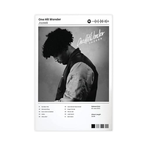 Album-Poster, Motiv: Jazeek One Hit Wonder, Leinwandposter, Wandkunst, Dekordruck, Bild Gemälde für Wohnzimmer, Schlafzimmer, Dekoration, 30 x 45 cm Album-Poster, Motiv: Jazeek One Hit Wonder, Leinwandposter, Wandkunst, Dekordruck, Bild Gemälde für Wohnzimmer, Schlafzimmer, Dekoration, 30 x 45 cm von LIPOYE