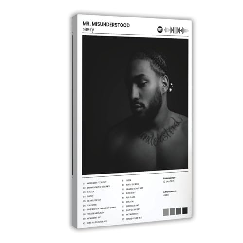 Albumposter Reezy MR. MISUNDERSTOOD1 Leinwandposter Wandkunst Dekor Druck Gemälde für Wohnzimmer Schlafzimmer Dekoration 40 x 60 cm Albumposter Reezy MR. MISUNDERSTOOD1 Leinwandposter Wandkunst Dekor Druck Gemälde für Wohnzimmer Schlafzimmer Dekoration 40 x 60 cm von LIPOYE