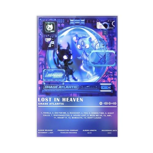 Chase Atlantic Lost in Heaven, Musik-Stern-Albumcover, Posterdruck, Leinwand-Poster, Wandkunst, Dekordruck, Bild Gemälde für Wohnzimmer, Schlafzimmer, Dekoration, 60 x 90 cm Chase Atlantic Lost in Heaven, Musik-Stern-Albumcover, Posterdruck, Leinwand-Poster, Wandkunst, Dekordruck, Bild Gemälde für Wohnzimmer, Schlafzimmer, Dekoration, 60 x 90 cm von LIPOYE