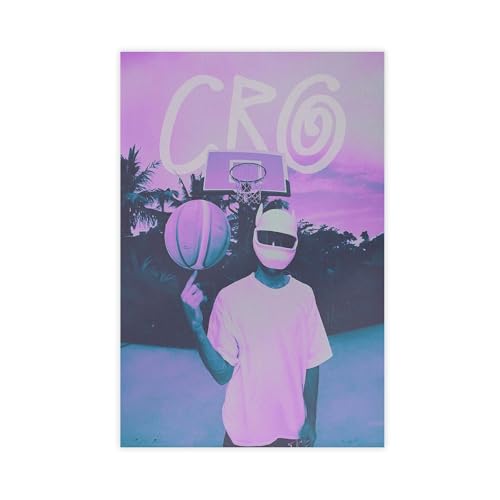 Cro Poster (1) Leinwandposter Wandkunst Dekor Druck Bild Gemälde für Wohnzimmer Schlafzimmer Dekoration 30 x 45 cm von LIPOYE