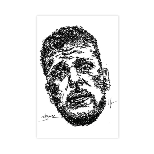 LIPOYE Handgeschriebener BONEZ MC Druck Leinwandposter Schlafzimmer Dekor Landschaft Büro Zimmer Dekor Geschenk 50 x 75 cm LIPOYE Handgeschriebener BONEZ MC Druck Leinwandposter Schlafzimmer Dekor Landschaft Büro Zimmer Dekor Geschenk 50 x 75 cm von LIPOYE
