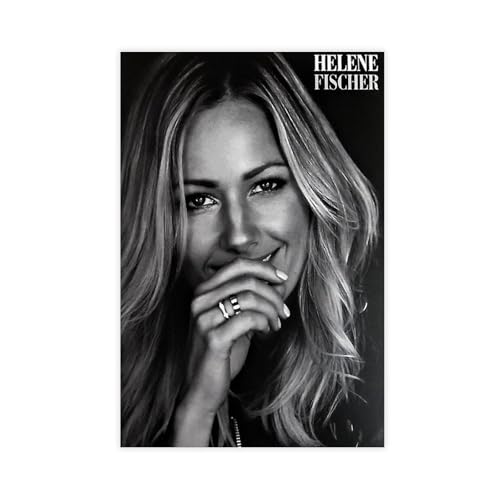 LIPOYE Helene Fischer Vintage-Poster (2) Leinwand-Poster, Schlafzimmerdekoration, Landschaft, Büro, Raumdekoration, Geschenk, 30 x 45 cm von LIPOYE
