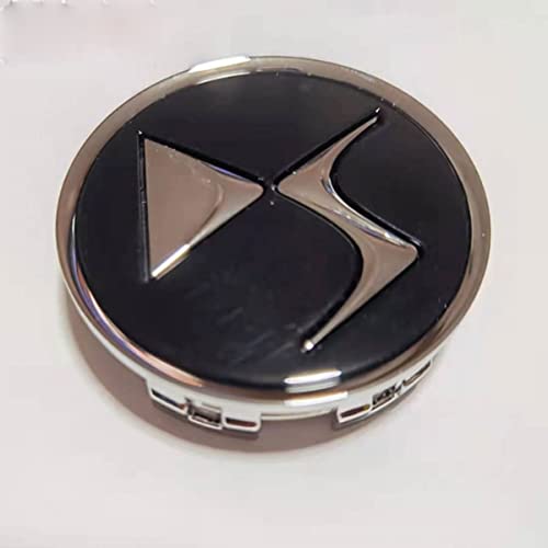 LIPPSY Nabendeckel 4 STÜCKE 60mm für DS3 DS4 DS5LS DS5 DS6 DS7 DS9 Car Rad Center Hub Cap Auto Styling Felgen Abdeckung Badge Emblem Aufkleber Radnabenkappen,A von LIPPSY