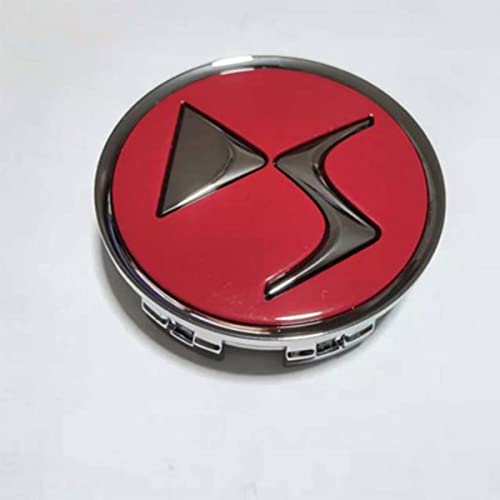 LIPPSY Nabendeckel 4 STÜCKE 60mm für DS3 DS4 DS5LS DS5 DS6 DS7 DS9 Car Rad Center Hub Cap Auto Styling Felgen Abdeckung Badge Emblem Aufkleber Radnabenkappen,B von LIPPSY
