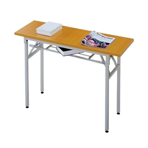 LIPPSYYDS Multifunktionstisch Computertisch, Lesetisch, weißer Rahmen, Langer Tisch, klappbarer Konferenztisch, Schulungstisch, einfacher Büroschreibtisch Tablett Bett (Color : Red, Size : B) von LIPPSYYDS