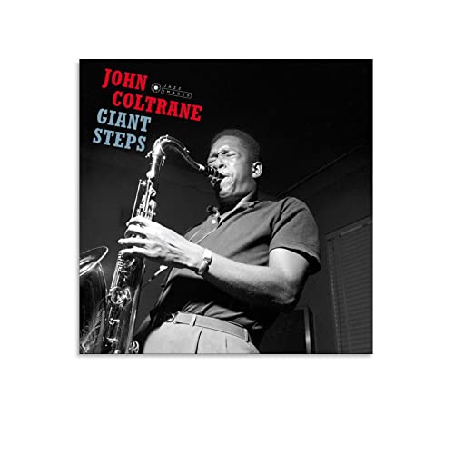 John Coltrane Jazz Saxophon Performer Komponist Poster (3) Kunstdruck Wandbild Farbe Poster Hängende Bild Familie Dekor 70 x 70 cm von LIQIU