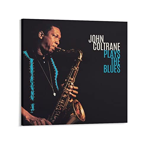 John Coltrane Jazz Saxophon Performer Komponist Poster (4) Bilddruck Leinwand Poster Wandbild Kunst Poster Dekor Moderne Heimkunstwerke 30 x 30 cm von LIQIU