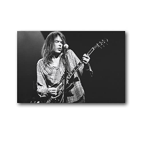 Neil Young Rock Singer Guitarist Pianist Director Poster (6) Wandkunst-Poster-Drucke, Heimdekoration, Bild, Leinwand, Gemälde, Poster, 50 x 75 cm von LIQIU