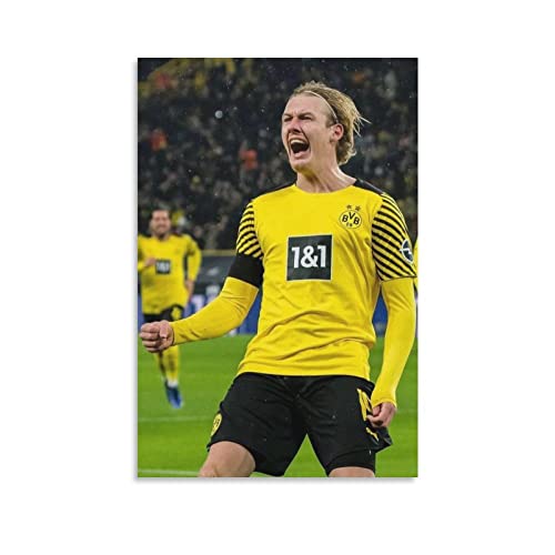 Poster des professionellen Fußballspielers Julian Brandt (1) Kunstdruck Leinwand Poster Heimdekoration Poster 50 x 75 cm von LIQIU