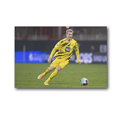 Poster des professionellen Fußballspielers Julian Brandt (2) Malen auf Leinwand, Wandkunst, Poster, Scrollbild, Druck, Wände, Dekoration, Heimposter, 30 x 45 cm von LIQIU