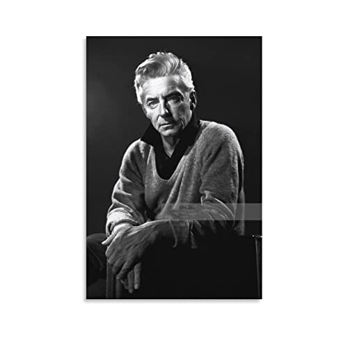 Poster von Herbert Von Karajan Österreichischer Dirigent und Keyboard Instrumentalist (7) Wandbild P von LIQIU